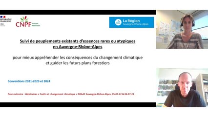 Webinaire #31 forêt et changements climatiques
