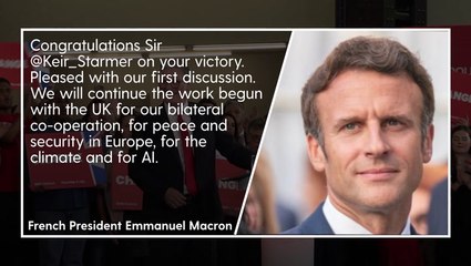 World leaders congratulate ‘friend’ Starmer on election victory