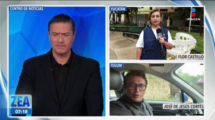 Huracán Beryl: Así luce la entrada a la zona hotelera de Tulum