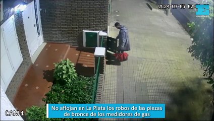 No aflojan en La Plata los robos de las piezas de bronce de los medidores de gas
