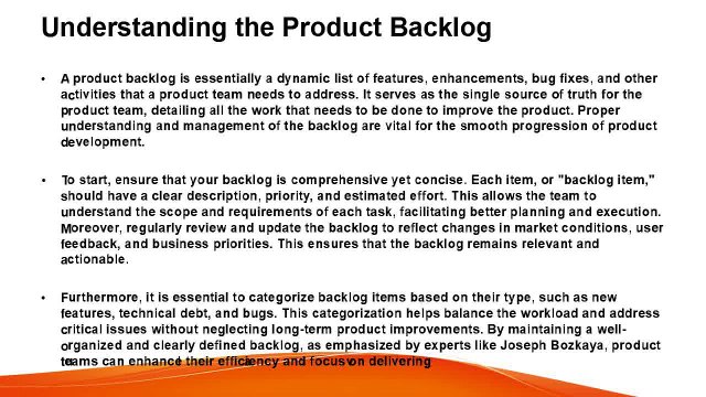 Managing Product Backlogs Tips for Prioritization and Organization by Joseph Bozkaya