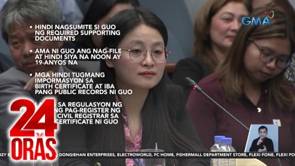 24 Oras: (Part 3) Petisyong kanselahin ang birth certificate ni Mayor Guo; pagbabalik ng Philippine history sa curriculum; trending na karakter ni Morgana Go sa "Abot Kamay na Pangarap", atbp.