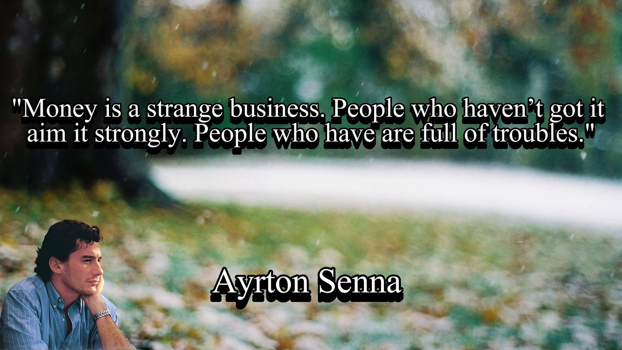 Best Motivational Quotes || Ayrton Senna || Inspirational Quotes || Quotes || Quotes And Thoughts