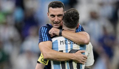 Scaloni es tajante con el desempeño de Messi y su penal fallado: "Si el equipo va bien, él va bien"