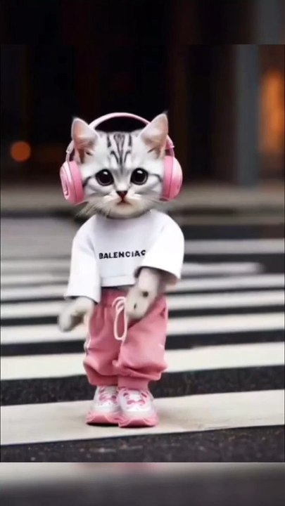 Dance of cat