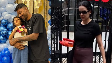 Hardik Pandya Welcome Home Celebration With Son, Fans Angry On Natasa Absence, Divorce Confirm