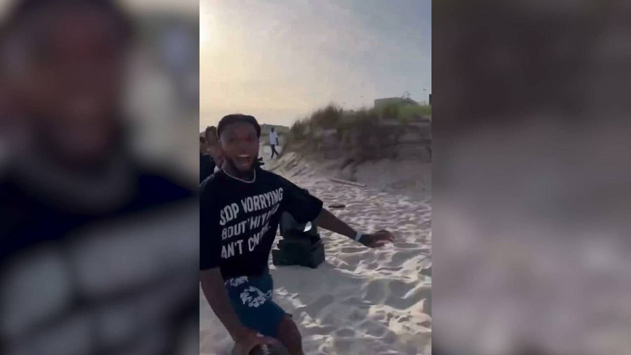 Tom Brady steals the show in July 4th beach game: NFL legend proves he's still got it!