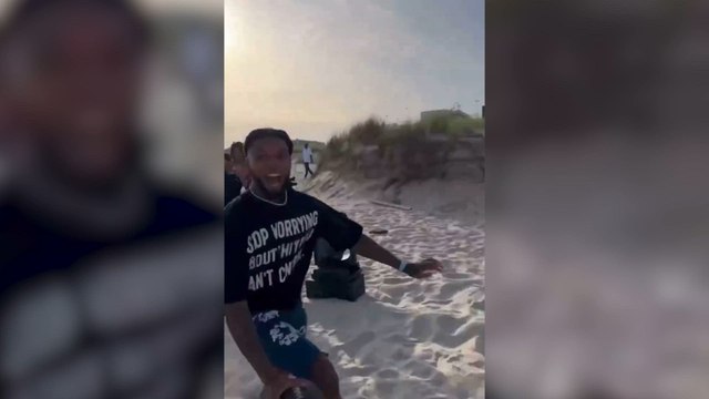 Tom Brady steals the show in July 4th beach game: NFL legend proves he's still got it!