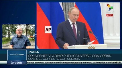 Primer Ministro húngaro se reúne con el pdte. Putin en una misión de paz