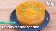 Baklava Cheesecake : Quand le crémeux rencontre le croquant ! | 750g