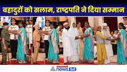 देश के लिए बलिदान देने वाले जांबाजों का सम्मान, राष्ट्रपति ने 10 कीर्ति चक्र और 26 शौर्य चक्र प्रदान किया