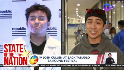 Entertainment Spotlight: SB19 Josh Cullen at Zack Tabudlo sa Round Festival | SONA