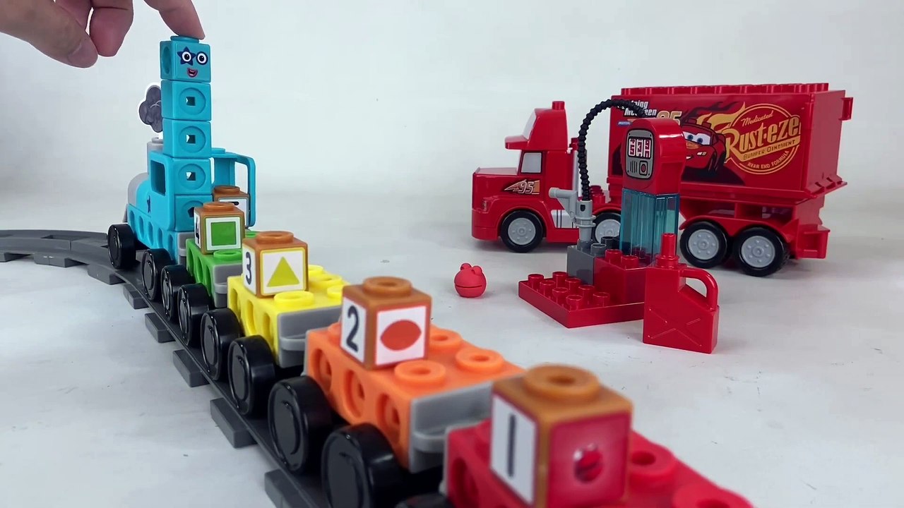 Numberblocks Express Delivery with Official Numberblocks Train || Keith's Toy Box