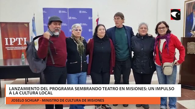 Lanzamiento del Programa Sembrando Teatro en Misiones Un Impulso a la Cultura Local
