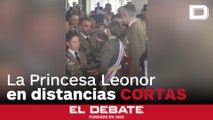 La Princesa Leonor, en las distancias cortas: el vídeo inédito de la entrega de despachos en Lérida