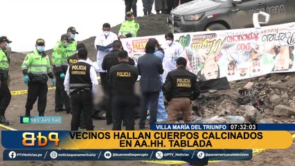 ¡De terror!: Vecinos hallan dos cuerpos calcinados en asentamiento humano de VMT
