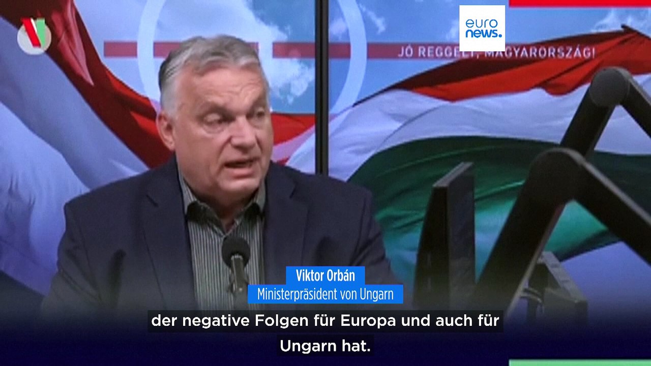 Nach Besuch bei Putin: Ungarns Ministerpräsident Orbán in der Kritik