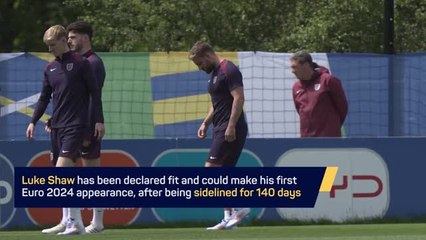 Southgate's new-look defence with Shaw and Konsa