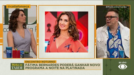 Fátima Bernardes poderá ganhar novo programa a noite na platinada