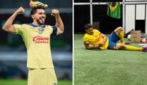 Henry Martín es troleado en pleno entrenamiento de América por estar viendo su celular