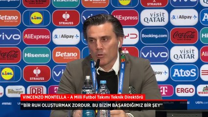 Vincenzo Montella: Bir ruh oluşturmak zordur. Bu bizim başardığımız bir şey