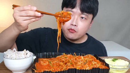 ASMR MUKBANG | Steamed Monkfish REAL SOUND EATING SHOW