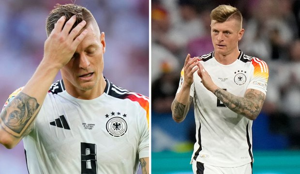 Toni Kroos se despide del futbol con la eliminación de Alemania de la Euro 2024 y así lo llenaron de abrazos