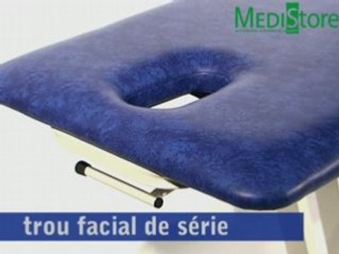 Table massage Praxeo 2 plans chez Medistore