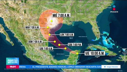 En estos momentos “Beryl” se degrada a tormenta tropical