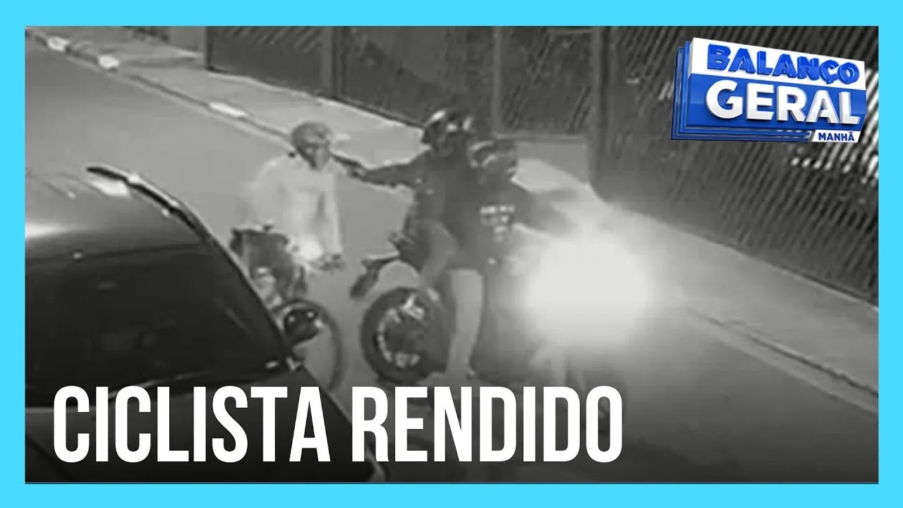Ciclista é rendido por bandidos armados em Diadema, na Grande São Paulo