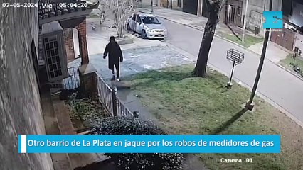 Download Video: Otro barrio de La Plata en jaque por los robos de medidores de gas