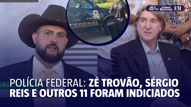 Zé Trovão e Sérgio Reis são indiciados pela PF