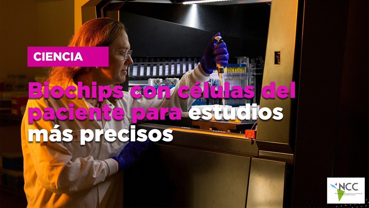 Biochips con células del paciente para estudios más precisos