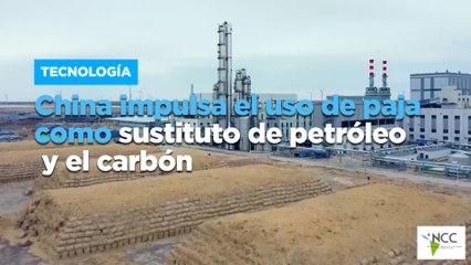China impulsa el uso de paja como sustituto de petróleo y el carbón