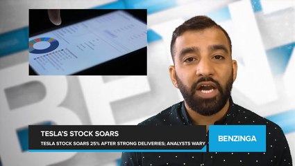 Tesla's Stock Soars Over 25% After Impressive Vehicle Delivery Numbers, But Analysts Remain Wary of EV Giant's Shifting Corporate Strategy