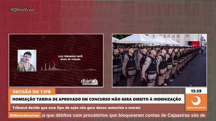 Nomeação tardia de candidato aprovado em concurso não gera direito a indenização, decide TJPB