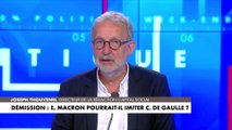 Joseph Thouvenel : «Le souci principal d’Emmanuel Macron, c’est lui-même et de rester au pouvoir»