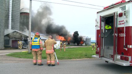 Topo incendie ferme kamouraska