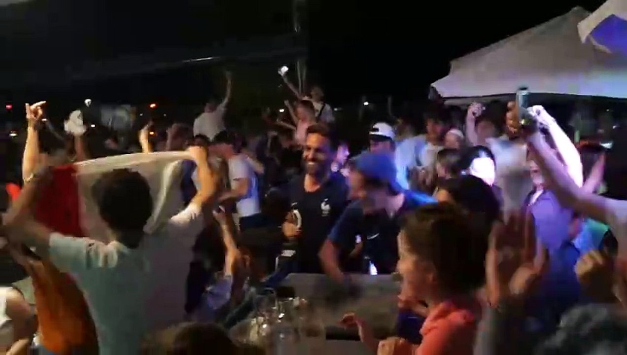 MACON :  Explosion de joie avec la victoire de la France sur le Portugal