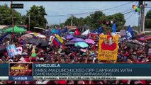 Venezuelan president Nicolas Maduro started his electoral campaign in Zulia