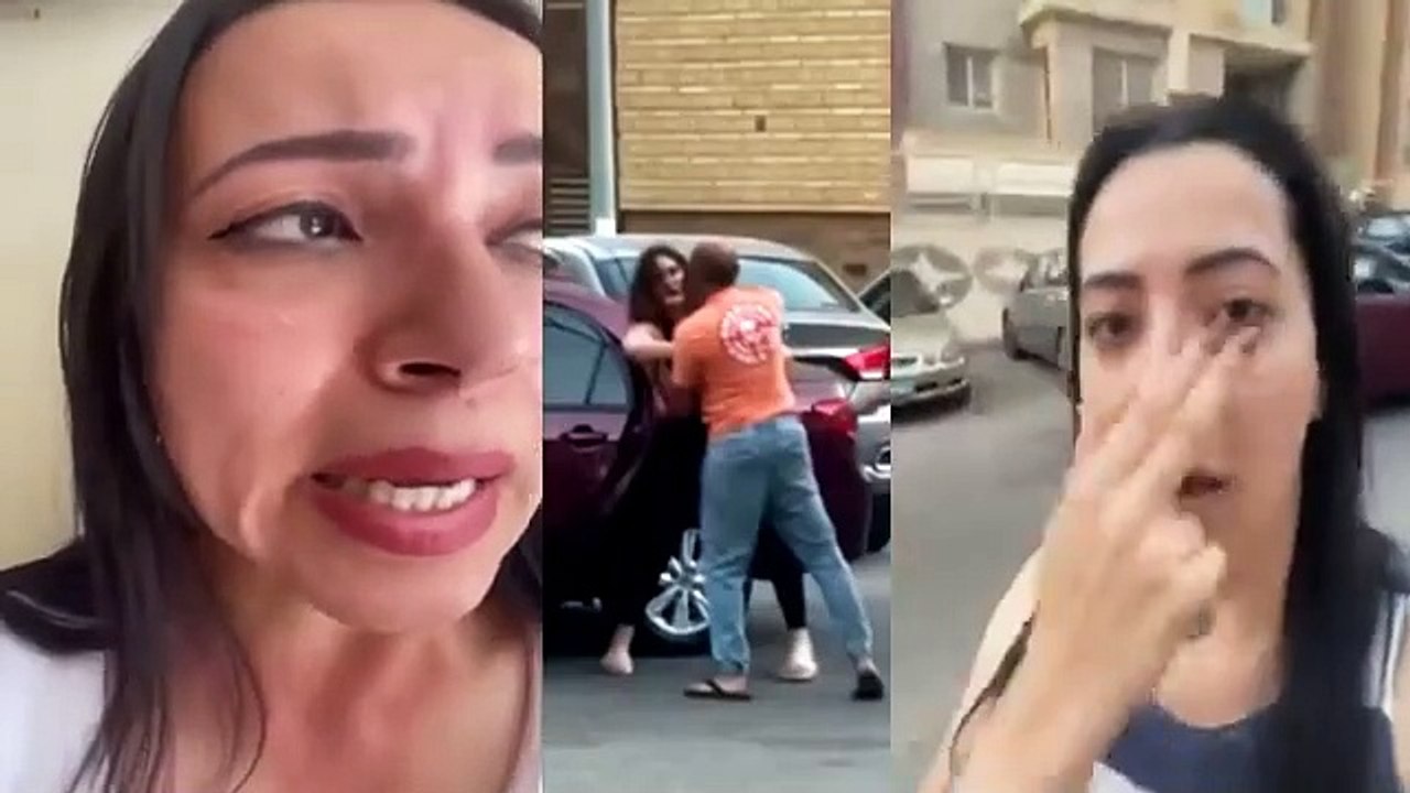 خنـ ـاقة فتاه اوكرانية مع سيدة مصرية فى القاهرة