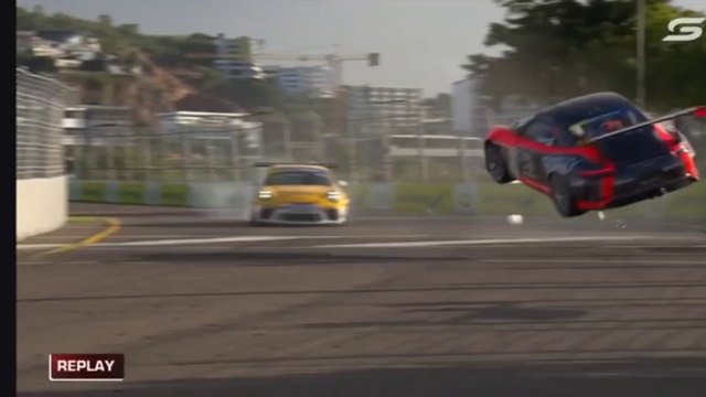 Porsche Carrera Cup Australia 2024 Townsville Qualifying Somers Huge Crash Flip