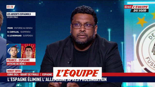 La France affrtonera l'Espagne en demi-finale mardi 9 juillet - Euro 2024 - Bleus