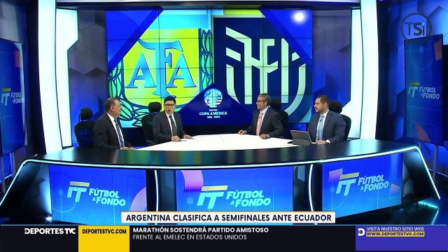 Jimmy Rodríguez celebra con candente baile la clasificación de Argentina a semifinales de la Copa América