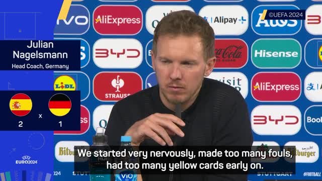 'We were the only team that wanted to win' - Nagelsmann disappointed by Euros exit