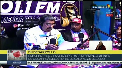 Presidente Nicolás  Maduro catalogó de exitoso el inicio de su campaña electoral