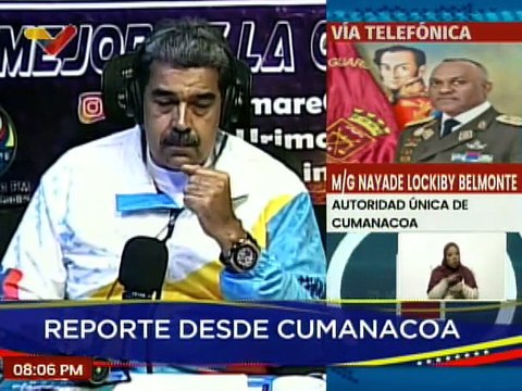 M/G Lockiby Belmonte: Nos estamos preparando para enviar agua por tubería en Cumanacoa