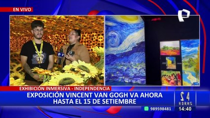 Exposición de Vincent Van Gogh estará abierta al público hasta el 15 de setiembre