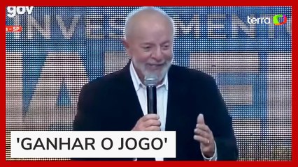 Lula afirma que complexo educativo tem que ser como o Corinthians: 'Ir para frente e ganhar o jogo'