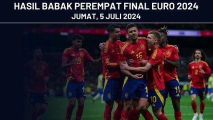 Hasil Euro 2024 Tadi Malam ~ SPANYOL VS JERMAN ~ UEFA EURO 2024 ~ Update Bagan Perempat Final
